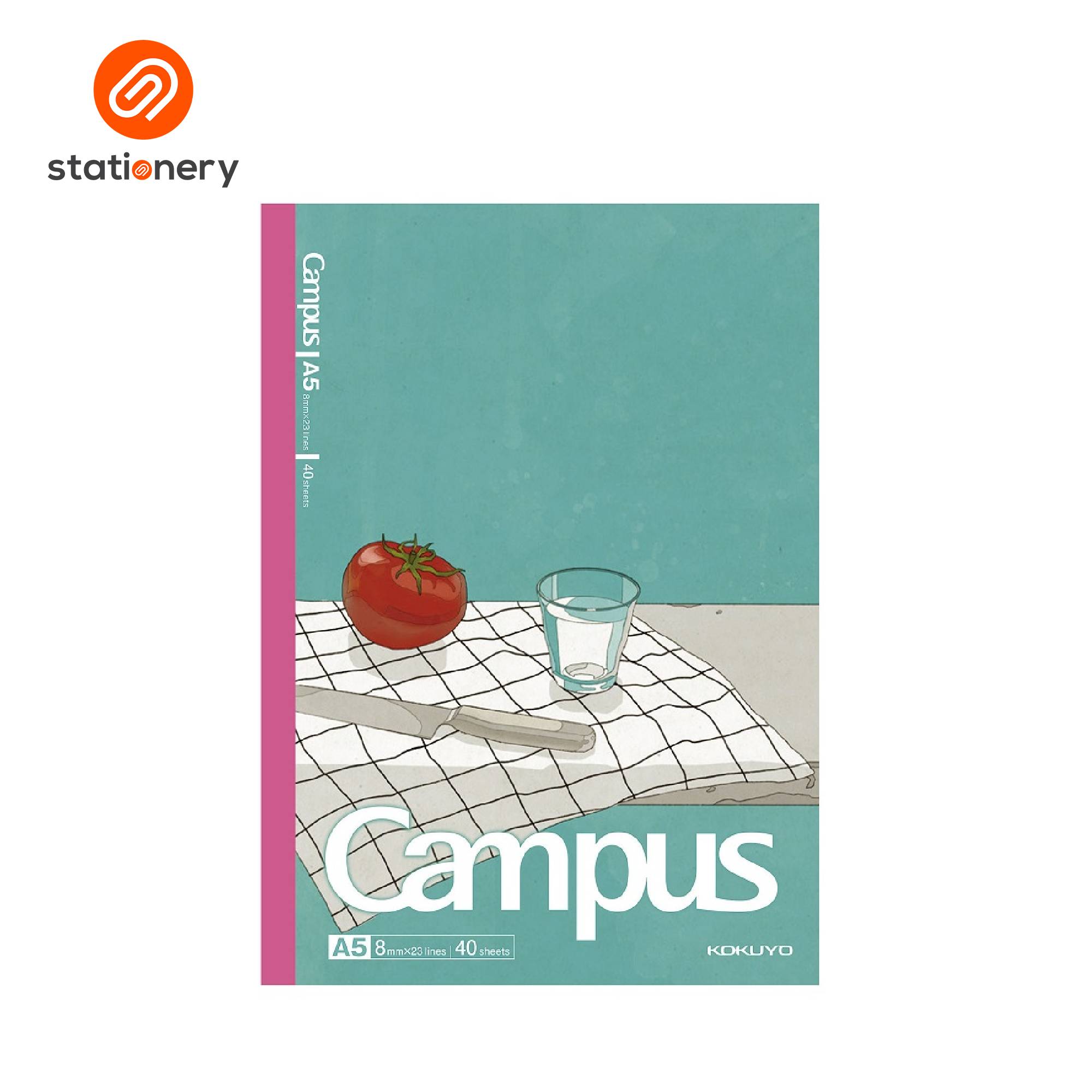 Kokuyo Campus Illustrator Series A5 Notebook 40P - Pack of 4-zoom-15