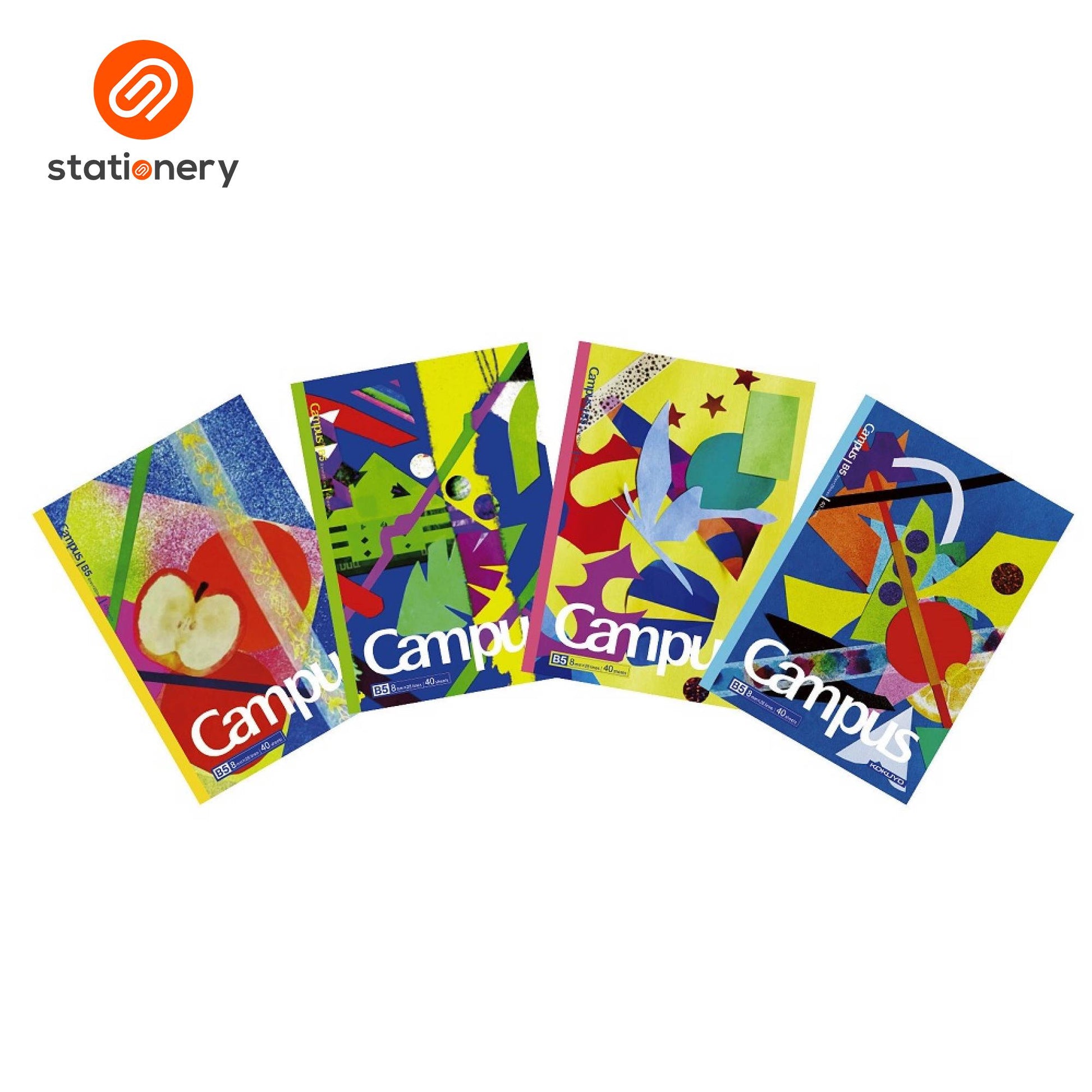 Kokuyo Campus Illustrator Series B5 Notebook 40P - Pack of 4-16