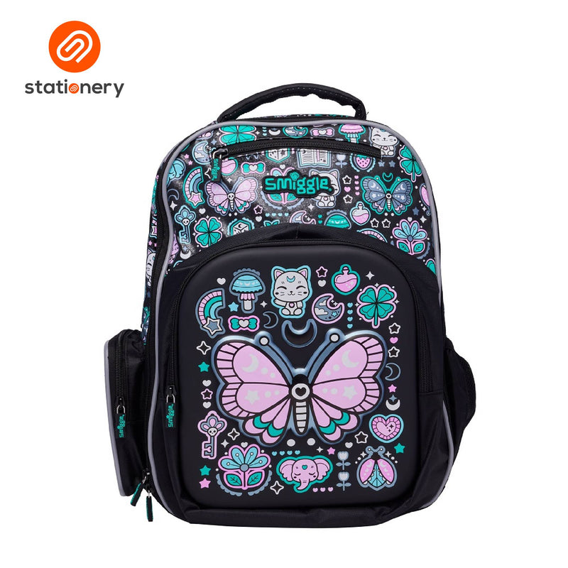 Smiggle Aspire Ultra Backpack – Black Mix-zoom-
