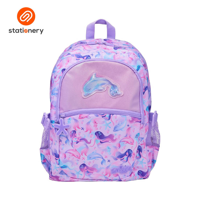 Smiggle Aspire Classic Attach Backpack - Lilac-zoom-