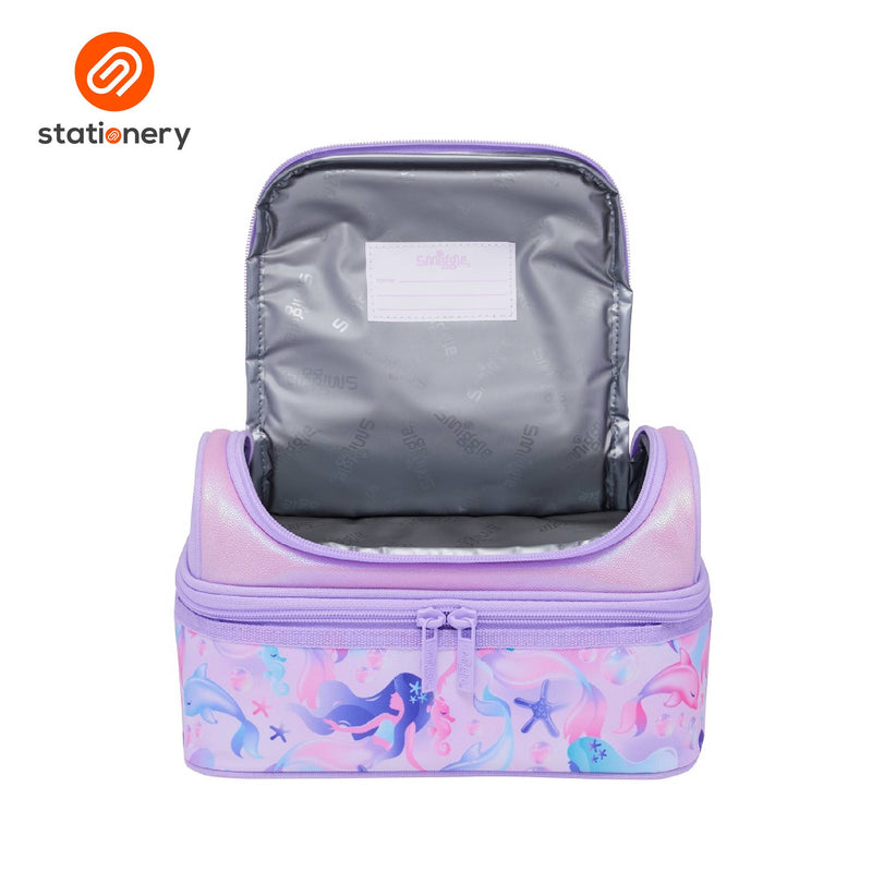Smiggle Aspire Double Decker Lunchbox - Lilac-zoom-