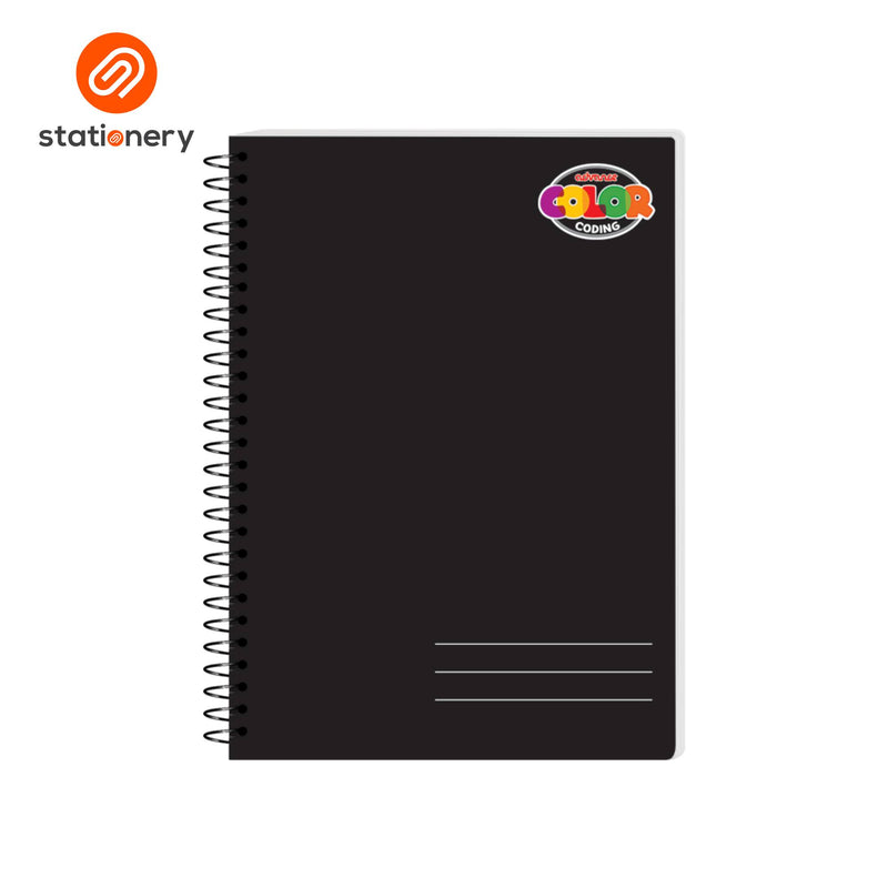 Advance Color Coding Spiral Notebook 80lvs Pack of 6-zoom-