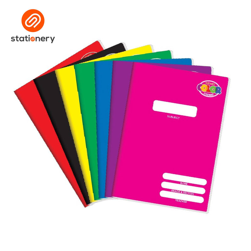 Advance Color Coding Writing Notebook 80lvs Pack of 7-zoom-