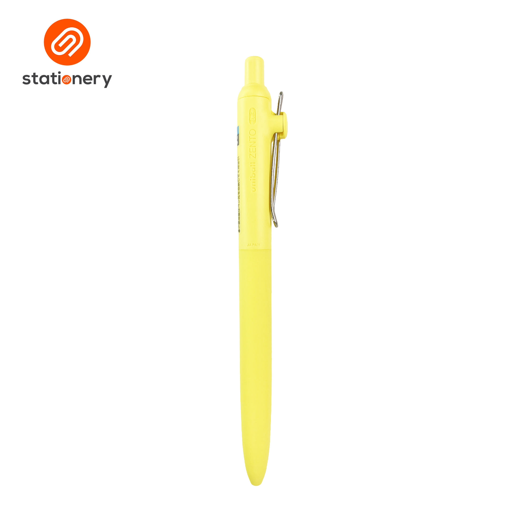 SSP-10102912:10102912b_UNI_BALL_ZENTO_SOFT_COLOR-0.5-CANARY_BLK_INK.png