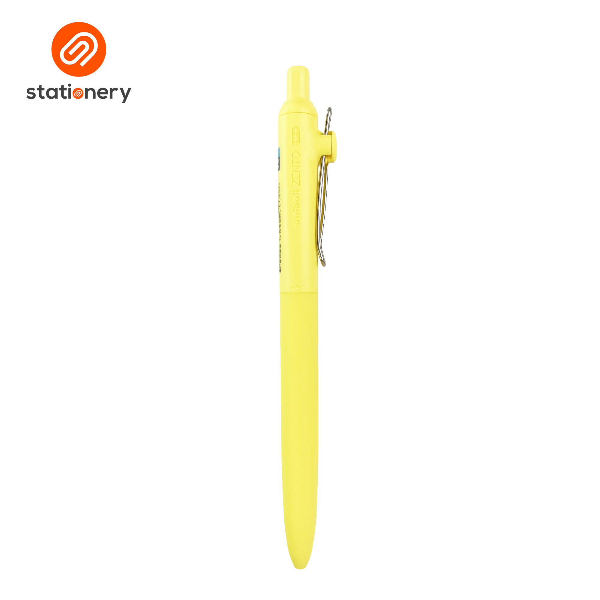 SSP-10102912:10102912b_UNI_BALL_ZENTO_SOFT_COLOR-0.5-CANARY_BLK_INK.png