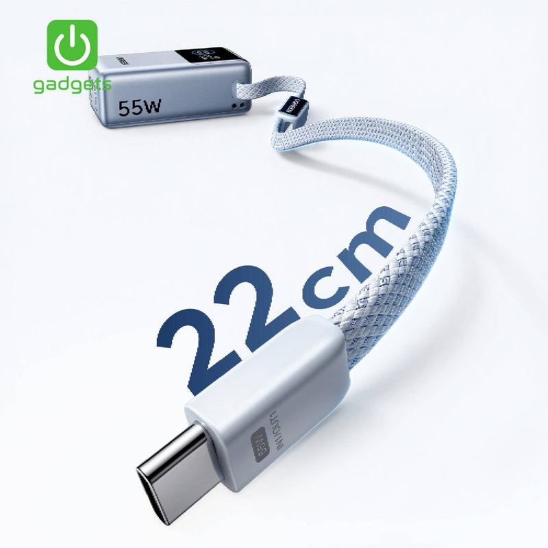 UGReen Nexode 55W 1C1A Power Bank with 1*55W Build-in Cable - 10000mAh-zoom-