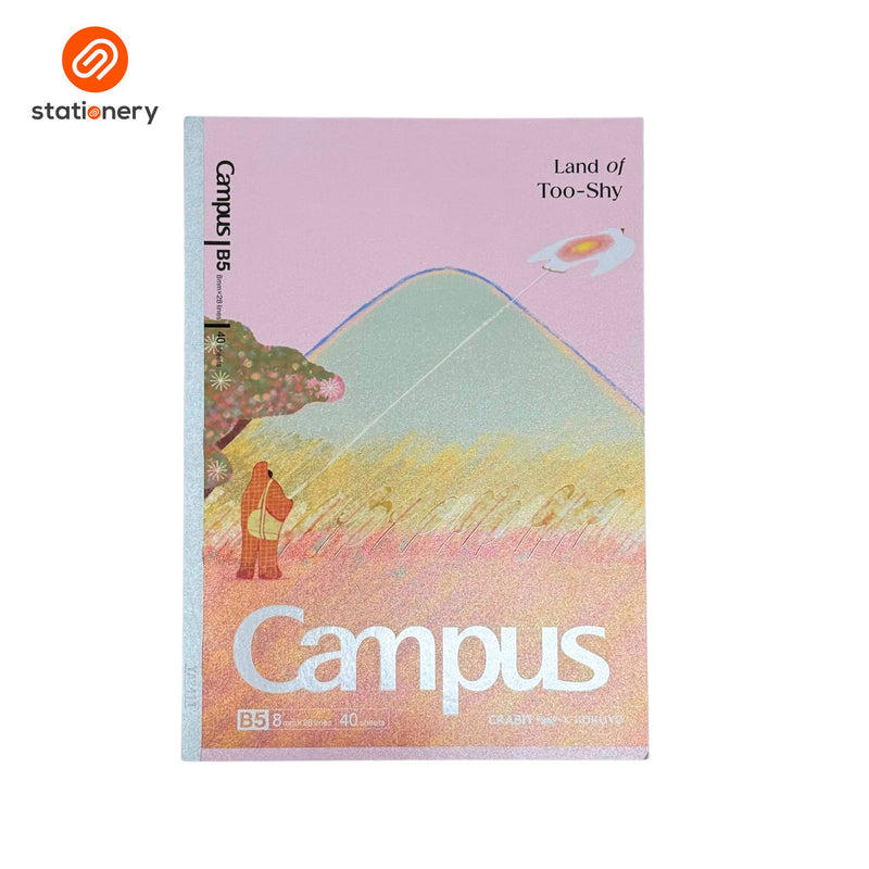 Kokuyo Campus Flat Lined Notebook B5 40 Sheets-zoom-
