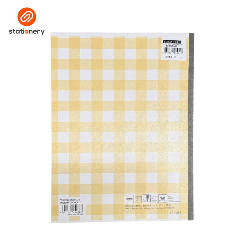 Kokuyo Campus Flat Lined Notebook B5 40 Sheets-zoom-