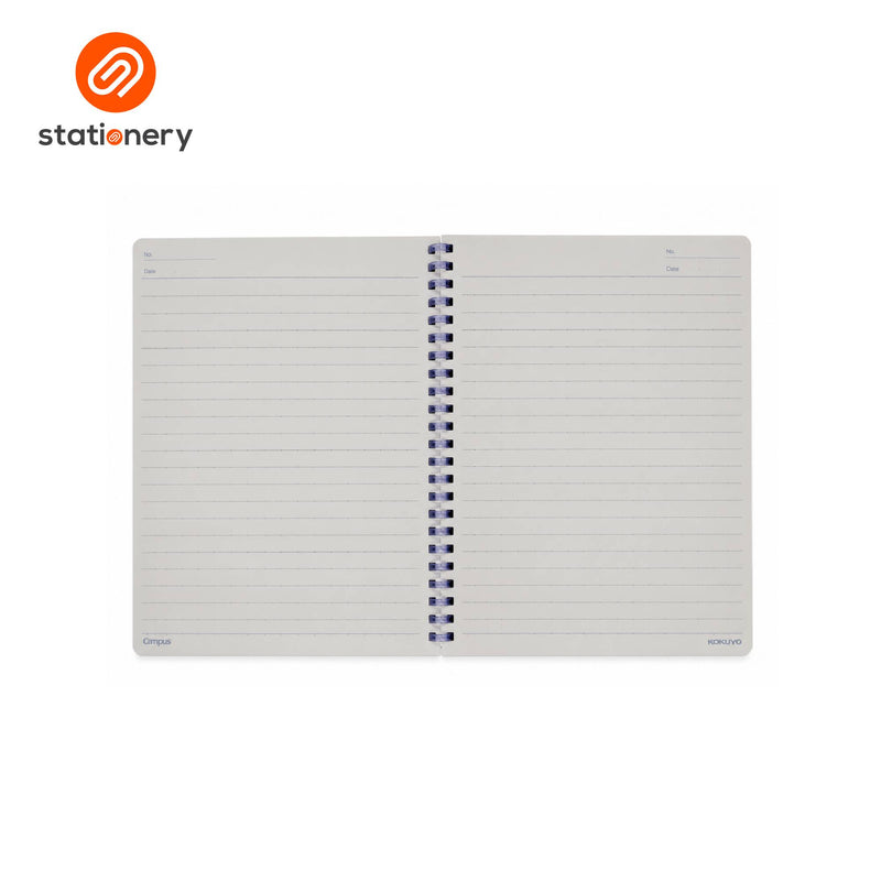 Kokuyo Campus Soft Ring Notebook A5 Dotted Ruled 8mm 50 Sheets-zoom-