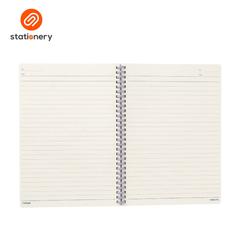 Kokuyo Campus Soft Ring Notebook B5 Dotted Ruled 8mm 40 Sheets-zoom-