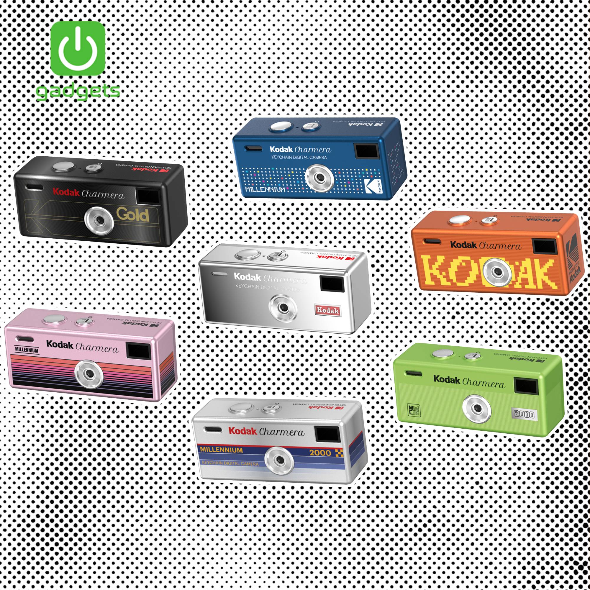 KODAK Charmera Millennium Keychain Digital Camera Blind Box Collection-zoom-14