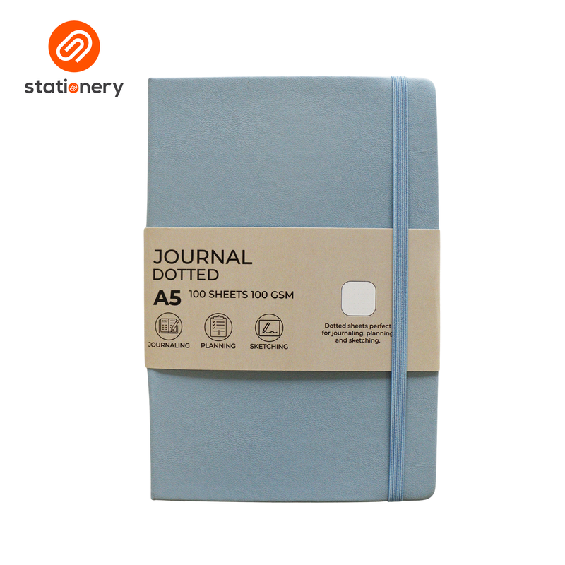 Journal Dotted Hardcover A5 Notebook 100 Sheets 100gsm-zoom-