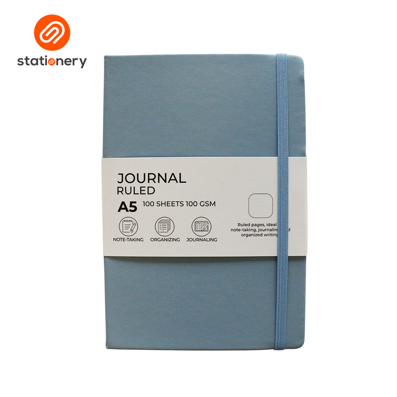 Journal Ruled Hardcover A5 Notebook 100 Sheets 100gsm-zoom-