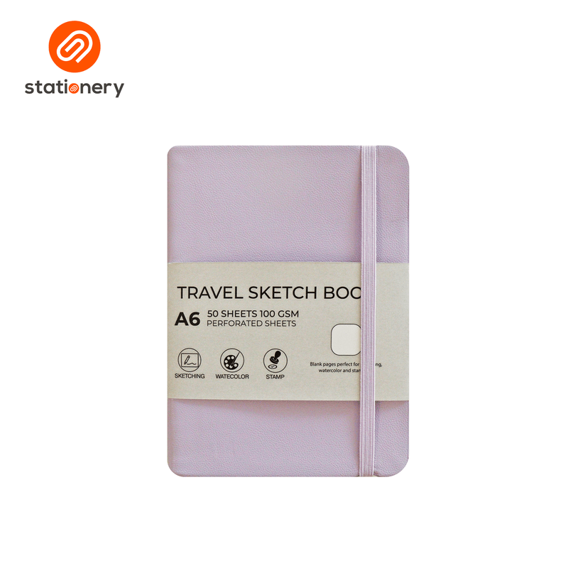 Travel Sketchbook A6 50 Sheets 100gsm Perforated-zoom-