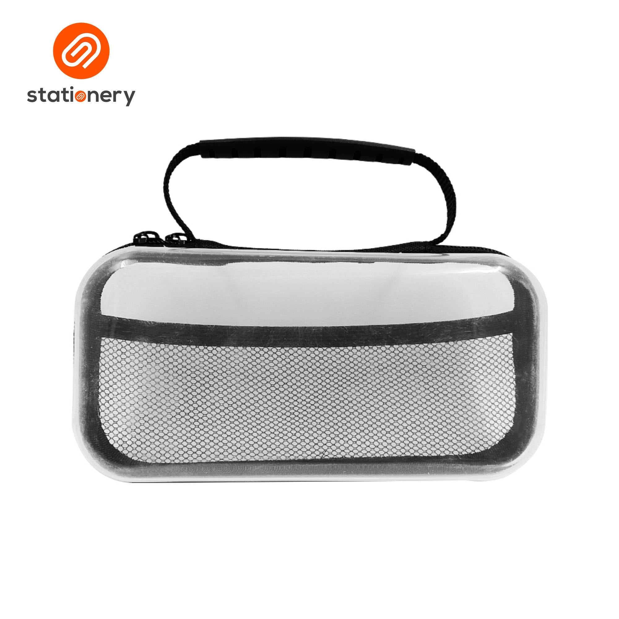 SSP-10103763:10103763a_HARD_CASE_WITH_ZIPPER_NET_MESH_BLACK_SMALL.jpg