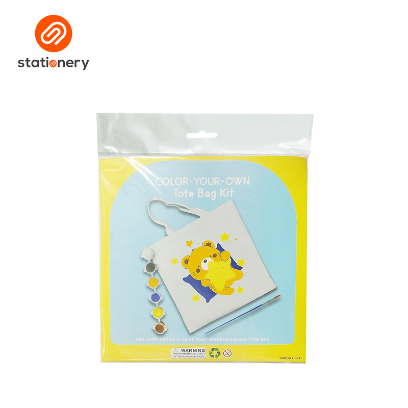 Color-Your-Own Canvas Tote Bag Painting Kit for Kids-zoom-