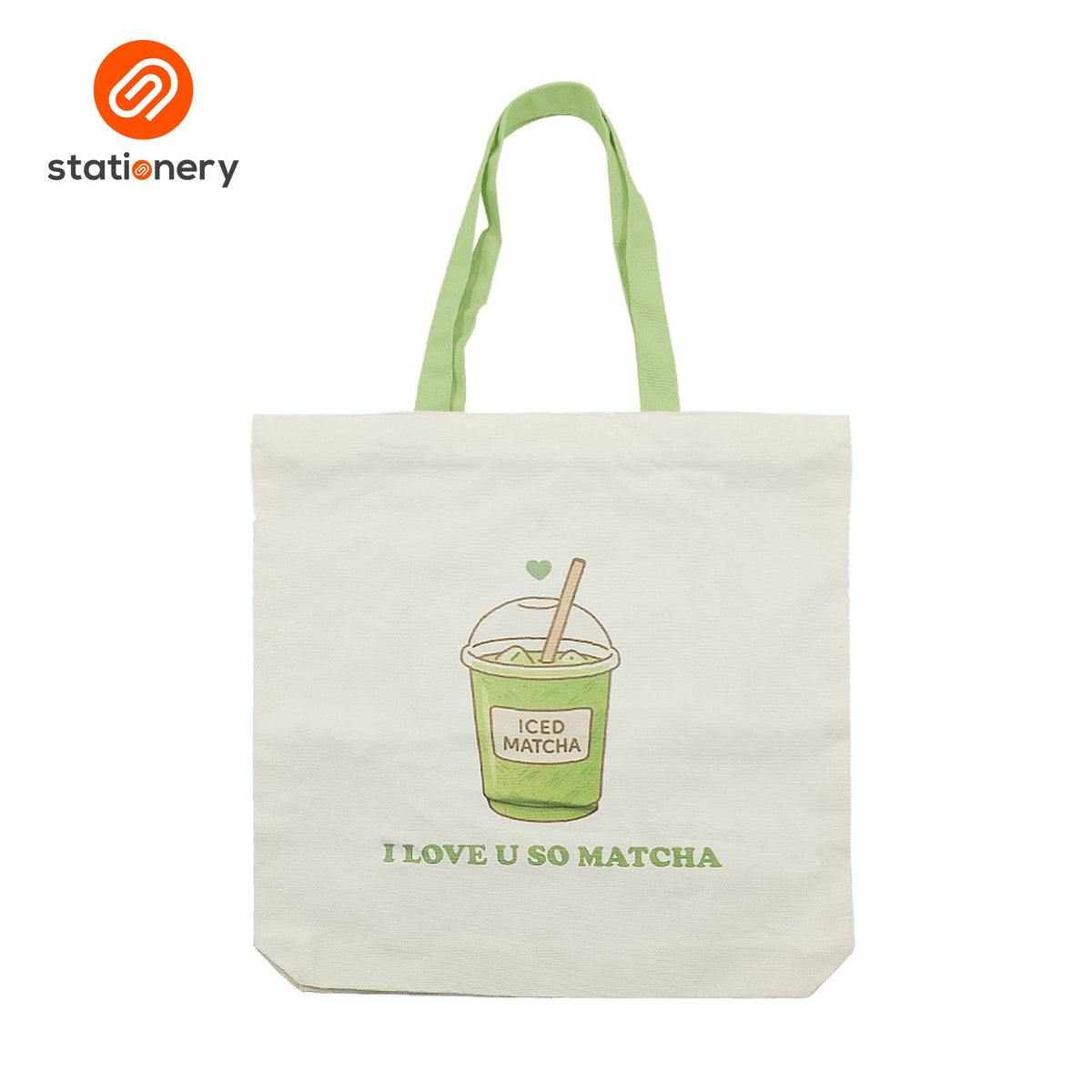 Canvas Tote Bag with Zipper - Colored Handles-zoom-4