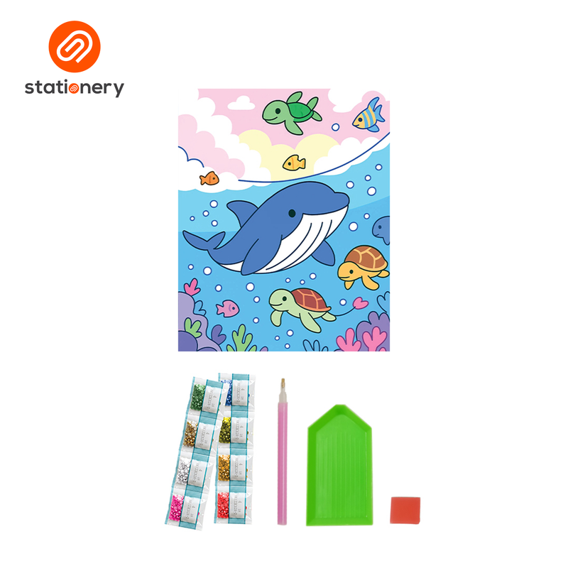 ARTherapy Kids Diamond Art By Numbers Kit (20 x 25 cm)-zoom-