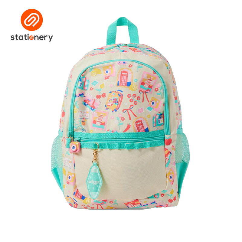 Smiggle Discover Classic Backpack - Bon Voyage-zoom-