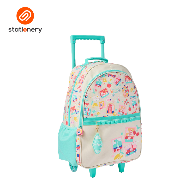 Smiggle Discover Trolley Backpack - Bon Voyage-zoom-