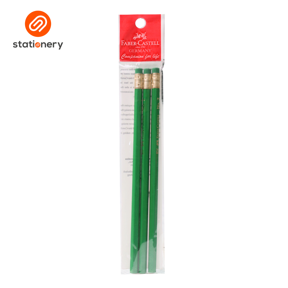 Faber Castell Green Pencil 3's-zoom-4