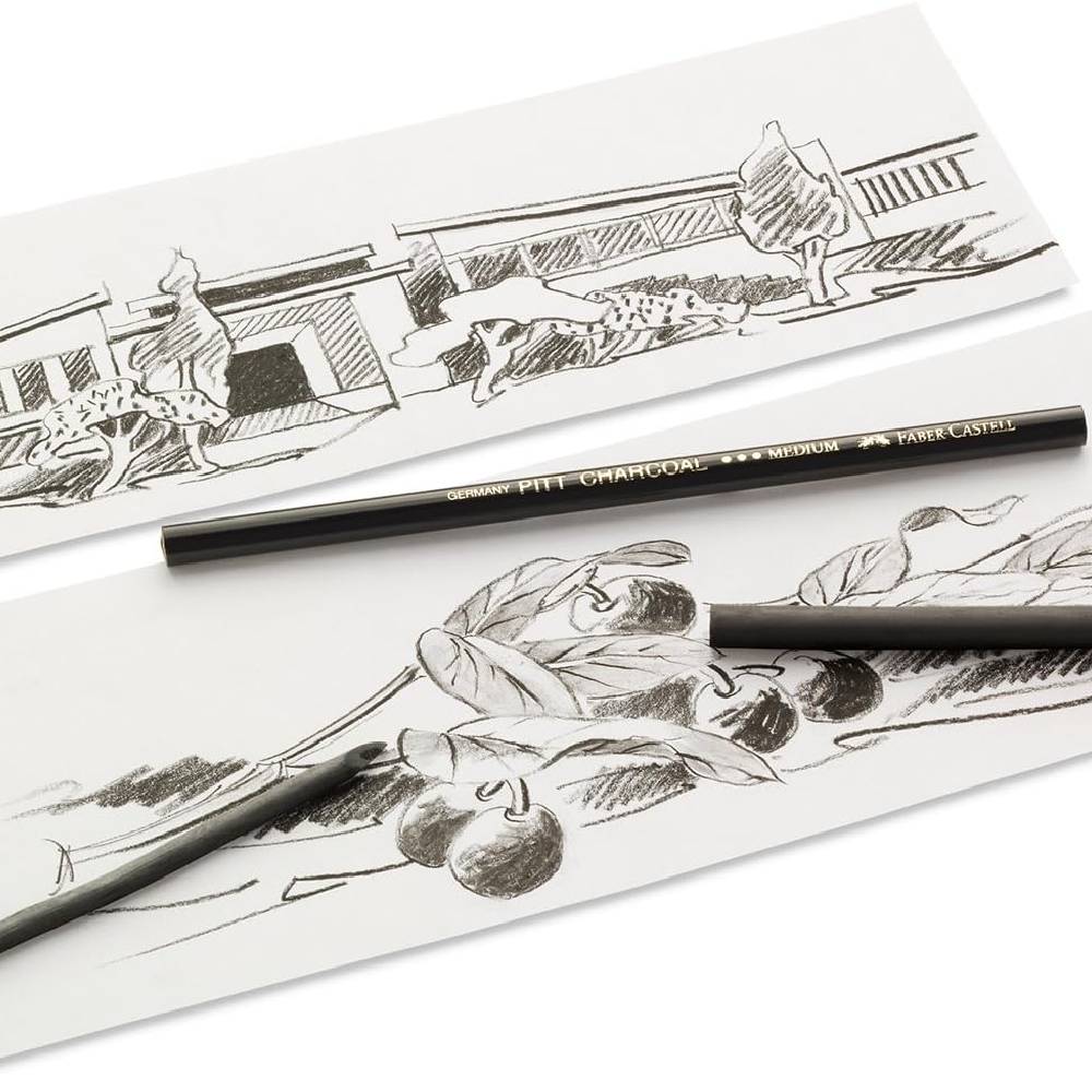 Faber Castell Pitt Charcoal Pencil Hard-1