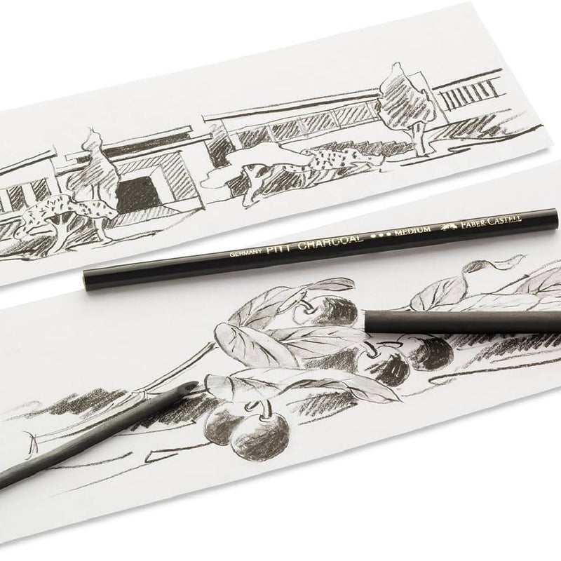 Faber Castell Pitt Charcoal Pencil Hard-zoom-