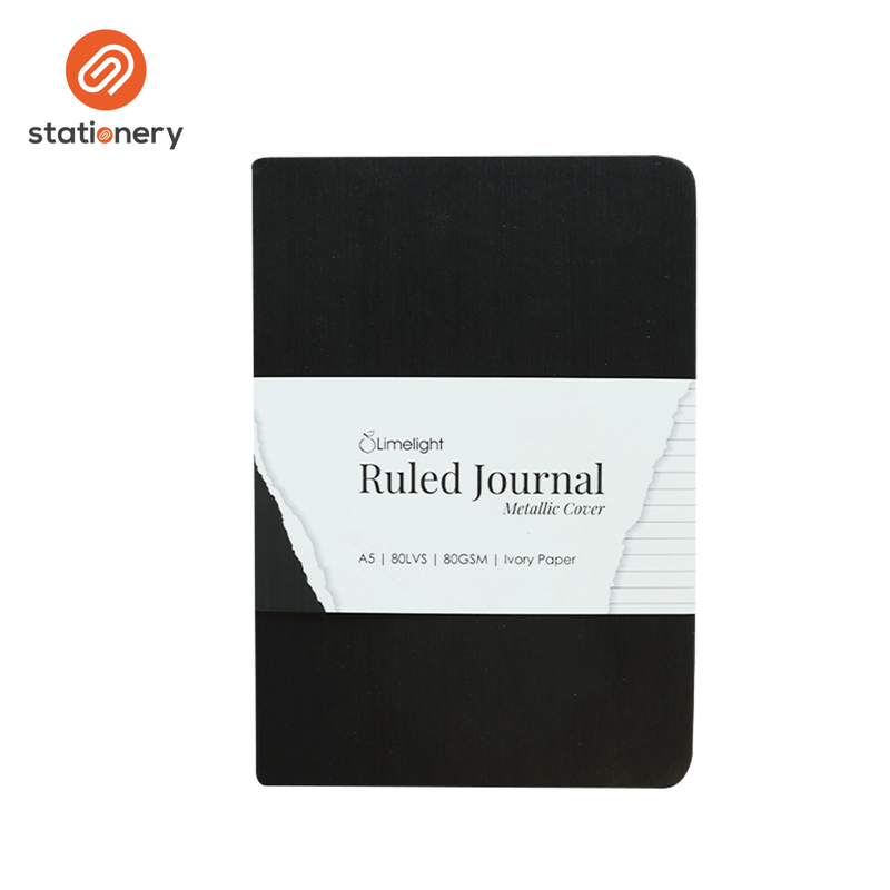 Limelight GT Hardbound A5 Metallic Cover - Ruled Notebook-zoom-
