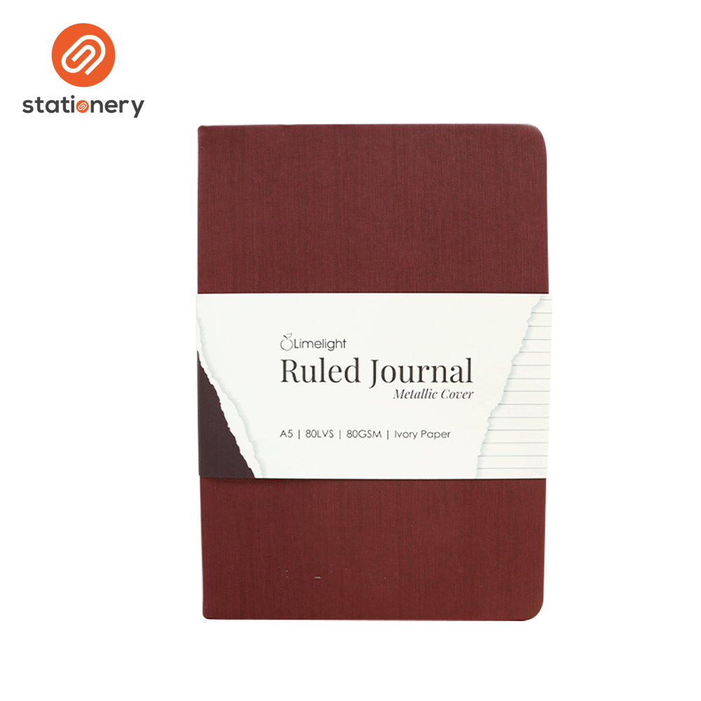 Limelight GT Hardbound A5 Metallic Cover - Ruled Notebook-1