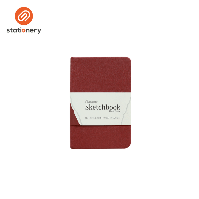 Limelight GT Hardbound A6 Pocket-Size Metal Cover - Sketch Book-zoom-