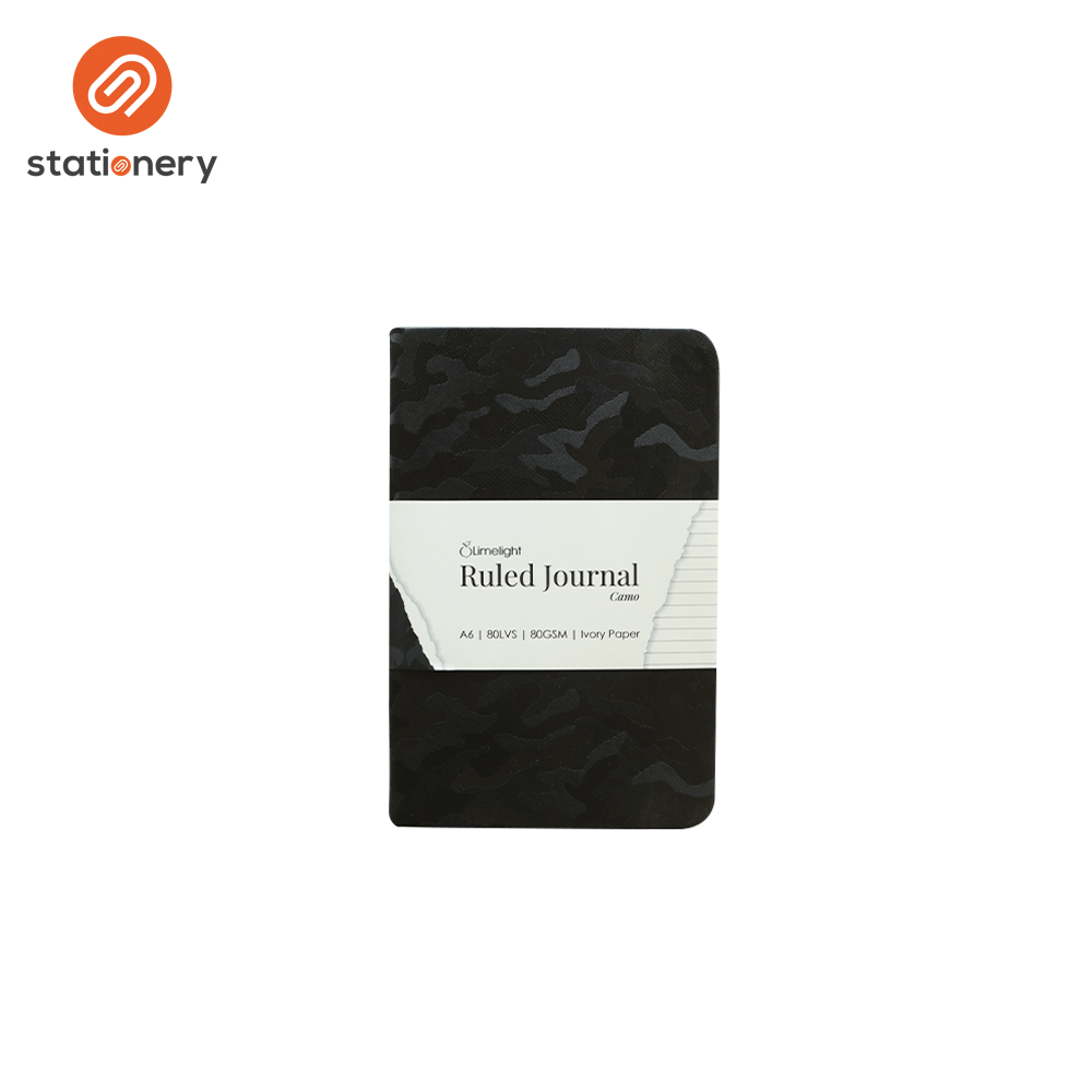 Limelight GT Hardbound A6 Pocket-Size Camo Cover - Ruled Notebook