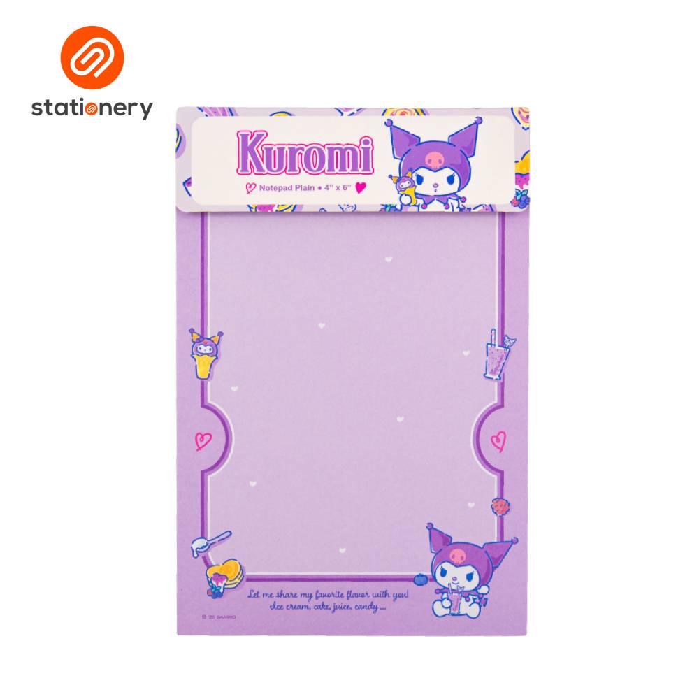 Sanrio Notepad Plain - 4x6"-zoom-1