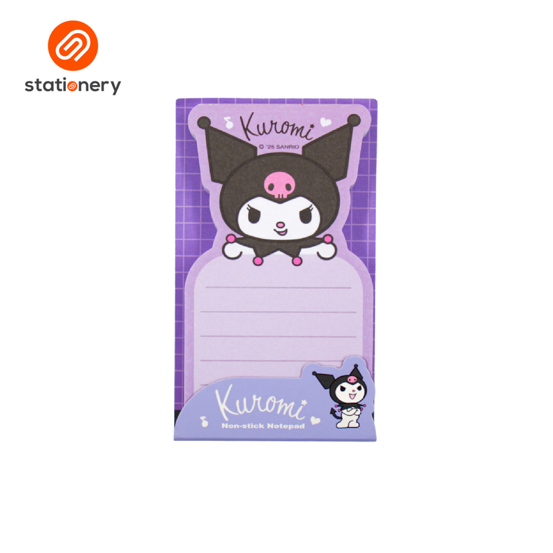 Sanrio Characters Non-Stick Notepad Ruled Diecut (3x4in)-zoom-