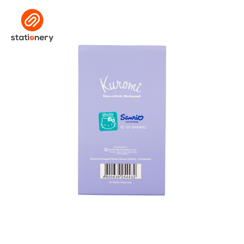 Sanrio Characters Non-Stick Notepad Ruled Diecut (3x4in)-zoom-