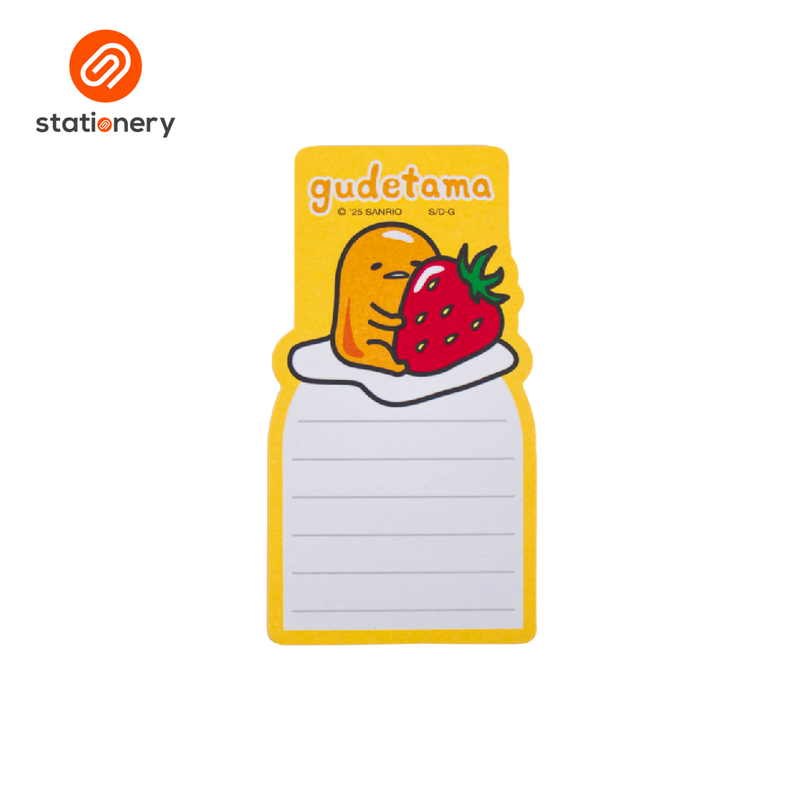 Sanrio Characters Non-Stick Notepad Ruled Diecut (3x4in)-zoom-