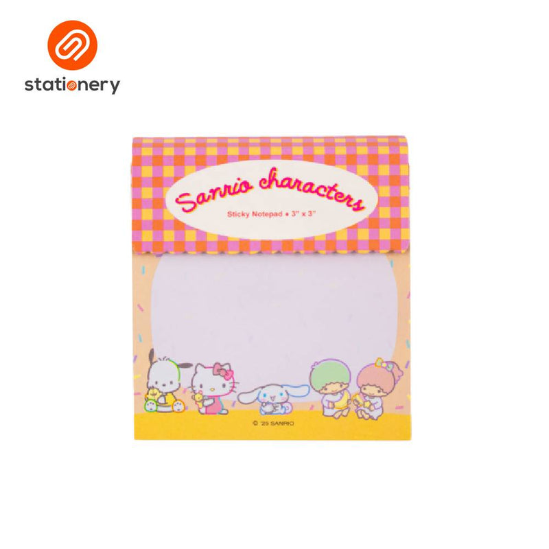Sanrio Sticky Notes Plain Square - 3x3"-zoom-