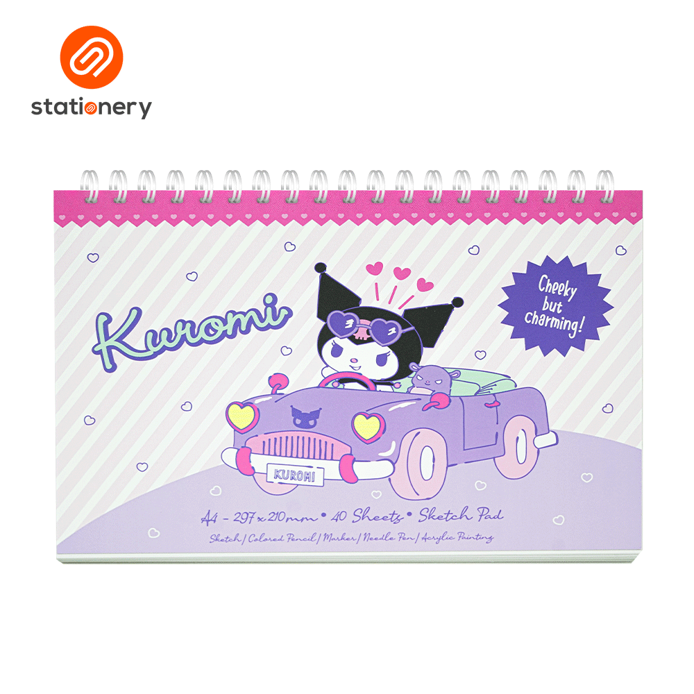 Sanrio Horizontal Spiral Sketchpad-3