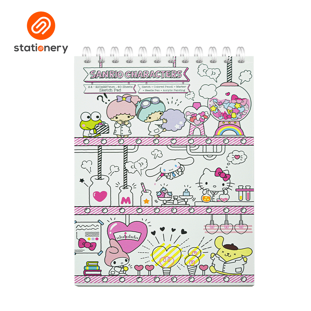 Sanrio Vertical Spiral Sketchpad-zoom-7
