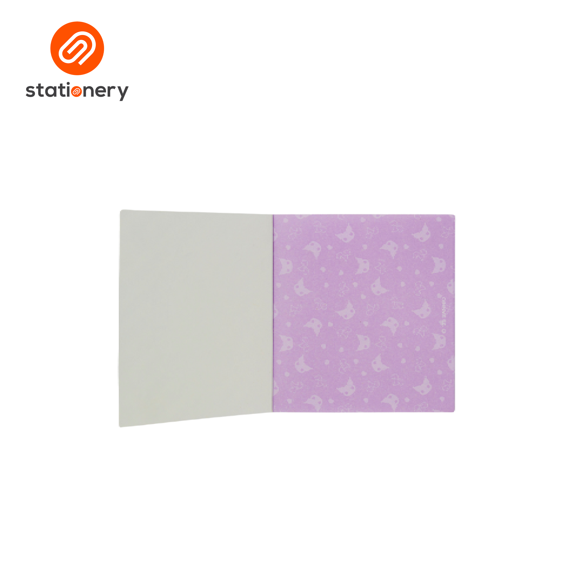 Kuromi Notepad Plain Square - 4x4"