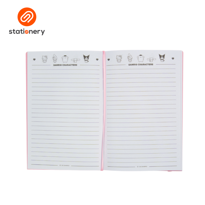 Sanrio Mix Journal Ruled PU (125x190mm)-zoom-