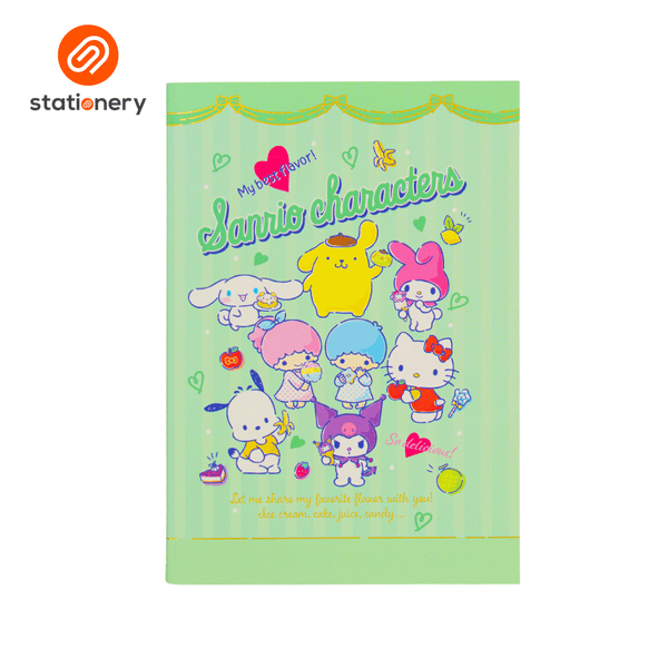 Sanrio Mix Notebook Ruled Stitched (148x210mm) - My Besties