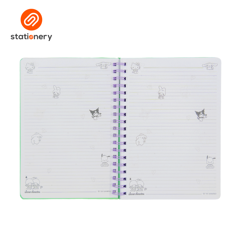 Sanrio Mix Ruled A5 Notebook (176x250mm)