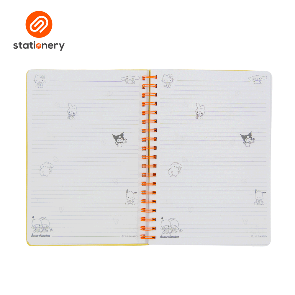 Sanrio Mix Ruled A5 Notebook (176x250mm)-6