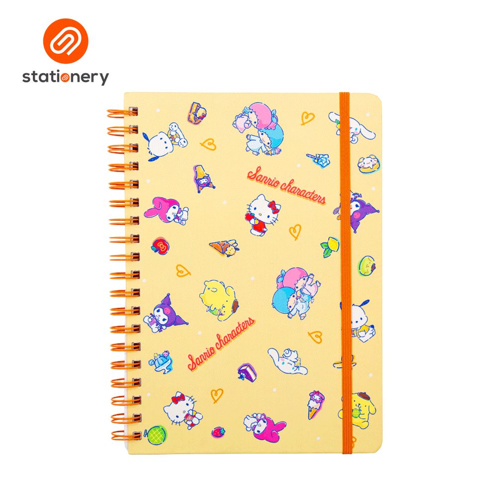 Sanrio Mix Ruled A5 Notebook (176x250mm)-zoom-5