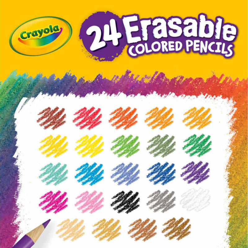 Crayola Erasable Colored Pencils 24's-zoom-