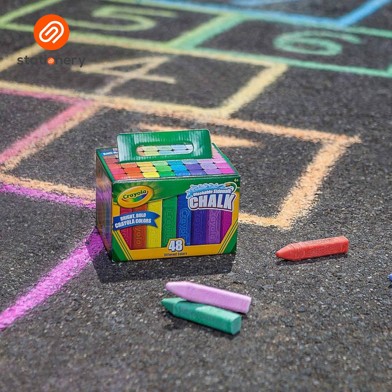 Crayola Washable Sidewalk Chalk 48's-zoom-