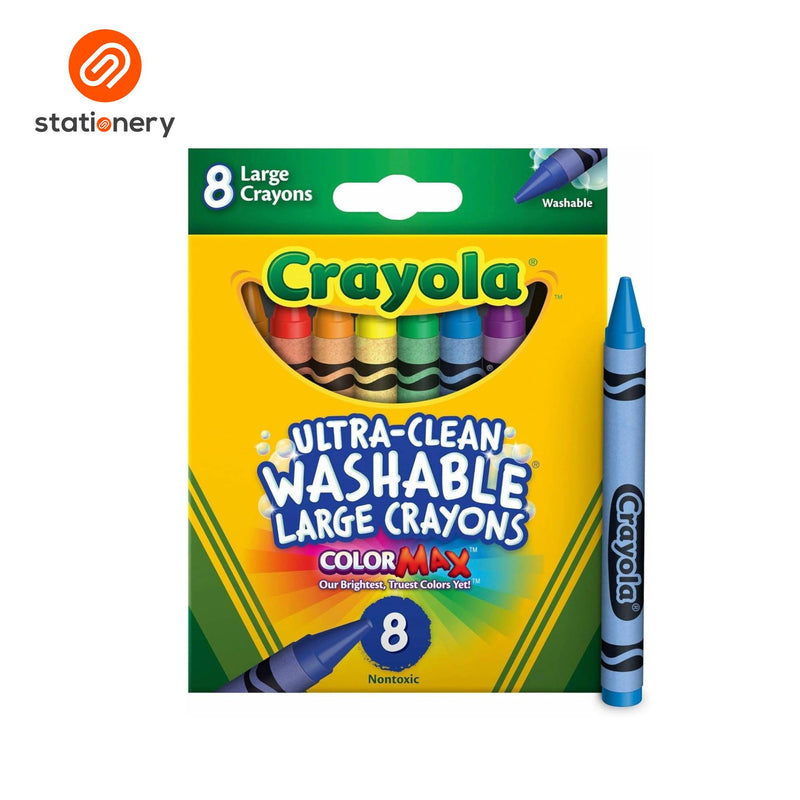 Crayola Ultra Clean Washable Large Crayons 8's-zoom-