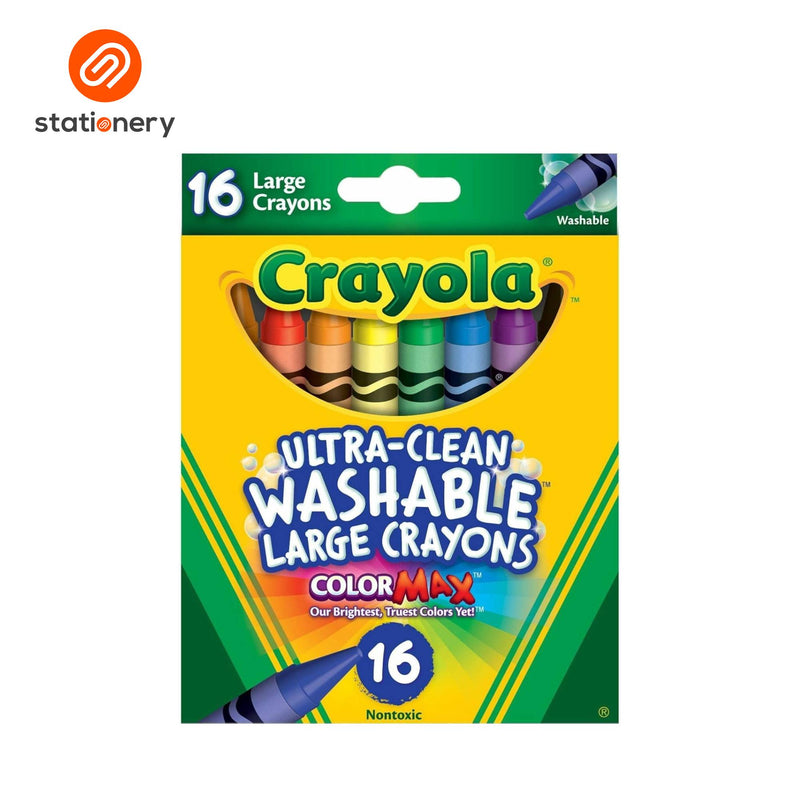 Crayola Ultra Clean Washable Large Crayons 16's-zoom-
