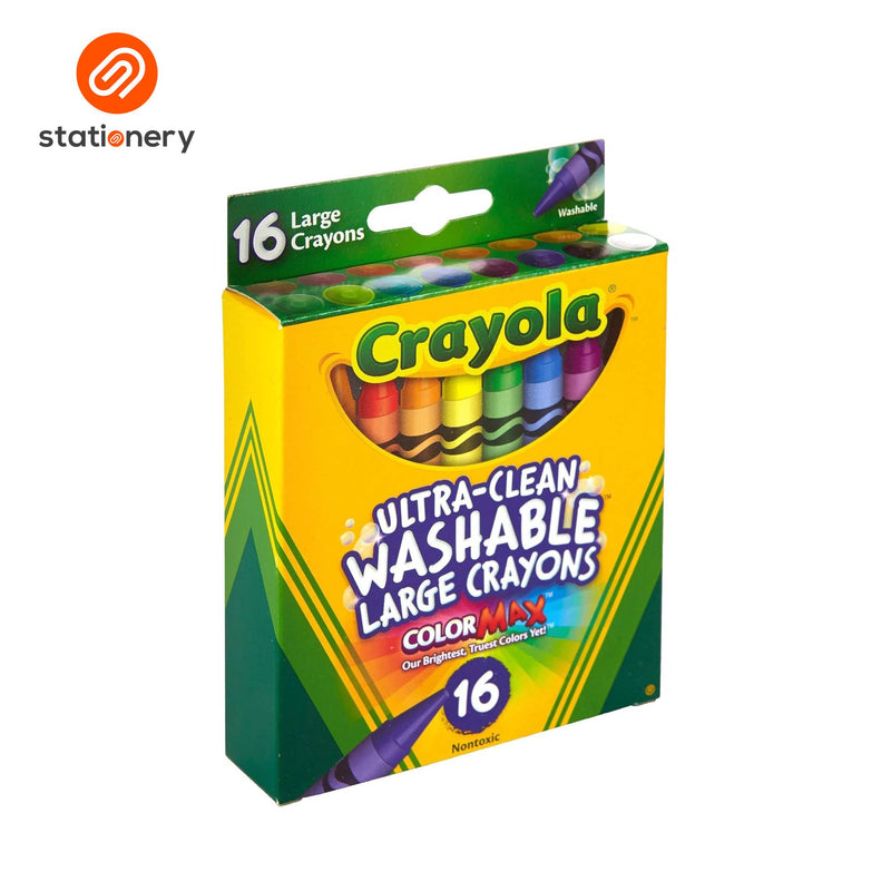Crayola Ultra Clean Washable Large Crayons 16's-zoom-