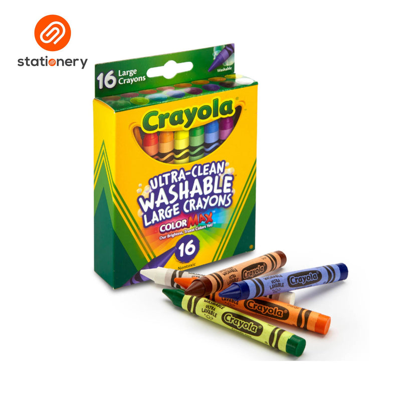 Crayola Ultra Clean Washable Large Crayons 16's-zoom-
